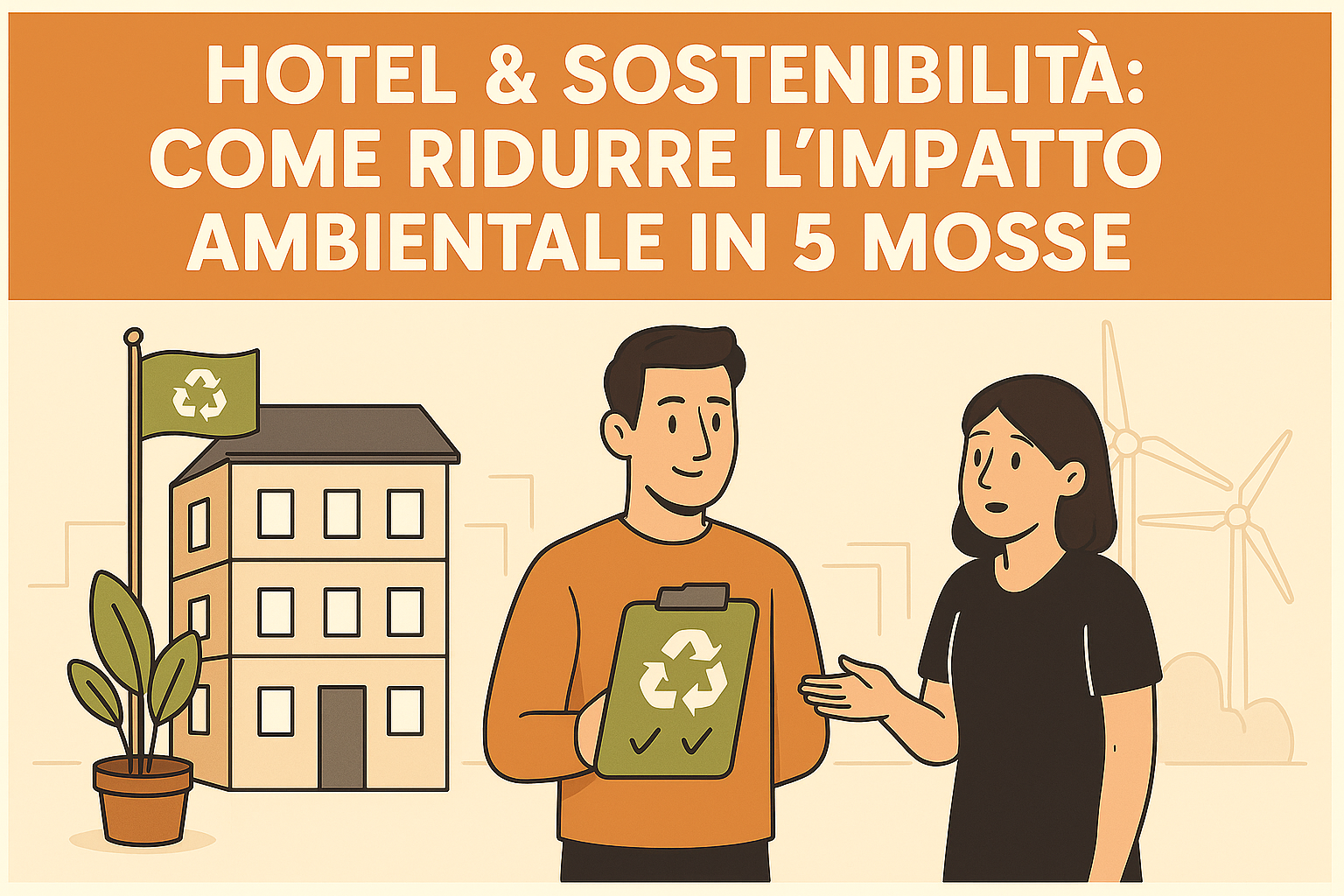 Hotel & Sostenibilità: Come Ridurre l'Impatto Ambientale in 5 Mosse